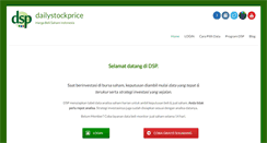Desktop Screenshot of dailystockprice.net