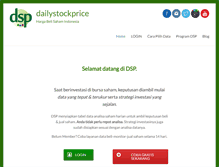 Tablet Screenshot of dailystockprice.net